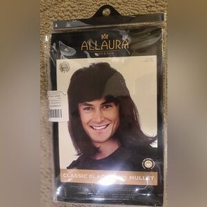 Men’s Black Classic Mullet Wig